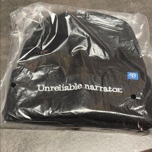 Black Beanie with Embroidered Text